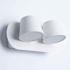 Aplique de pared LED doble "KOP-2" orientable 12W