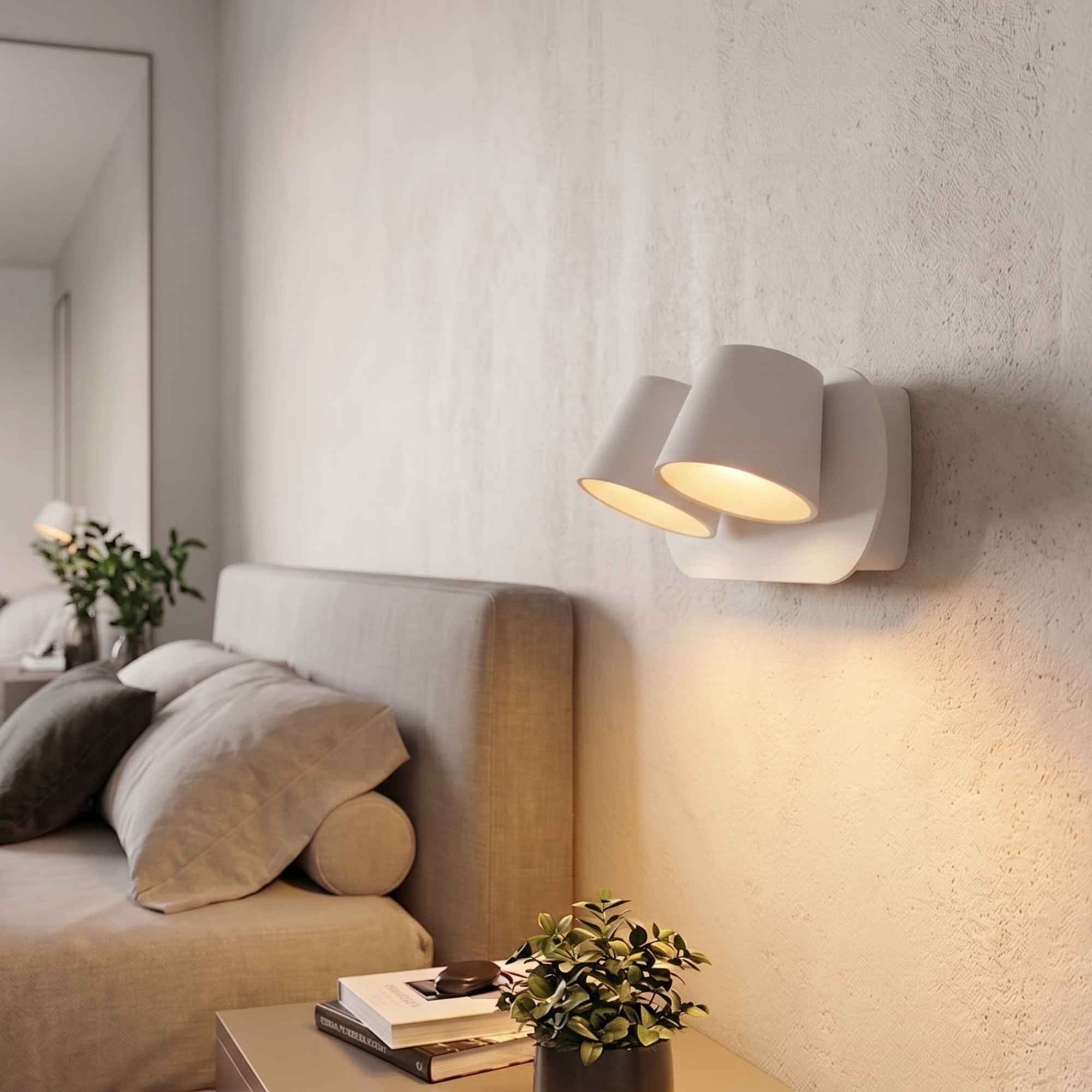 Aplique de pared LED doble "KOP-2" orientable 12W (1)