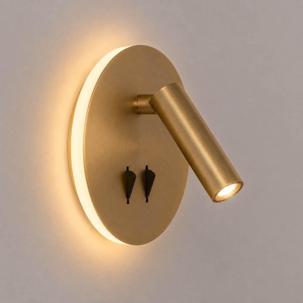 Aplique de pared para lectura "Quart" - Doble función - 3W+6W (28)