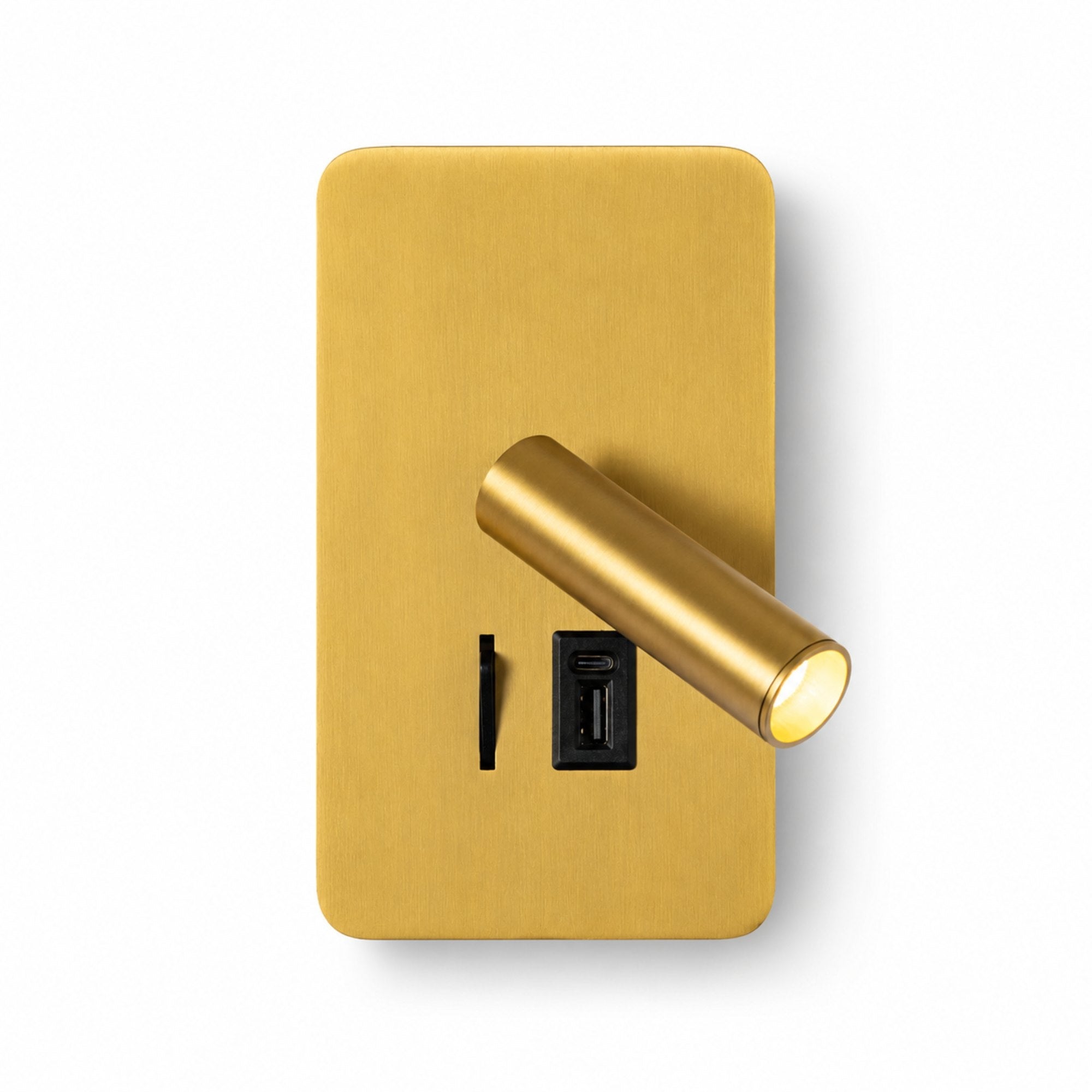 Aplique de pared "ALIX" - 3W - 2600K - USB+USB-C - Instalación superficie