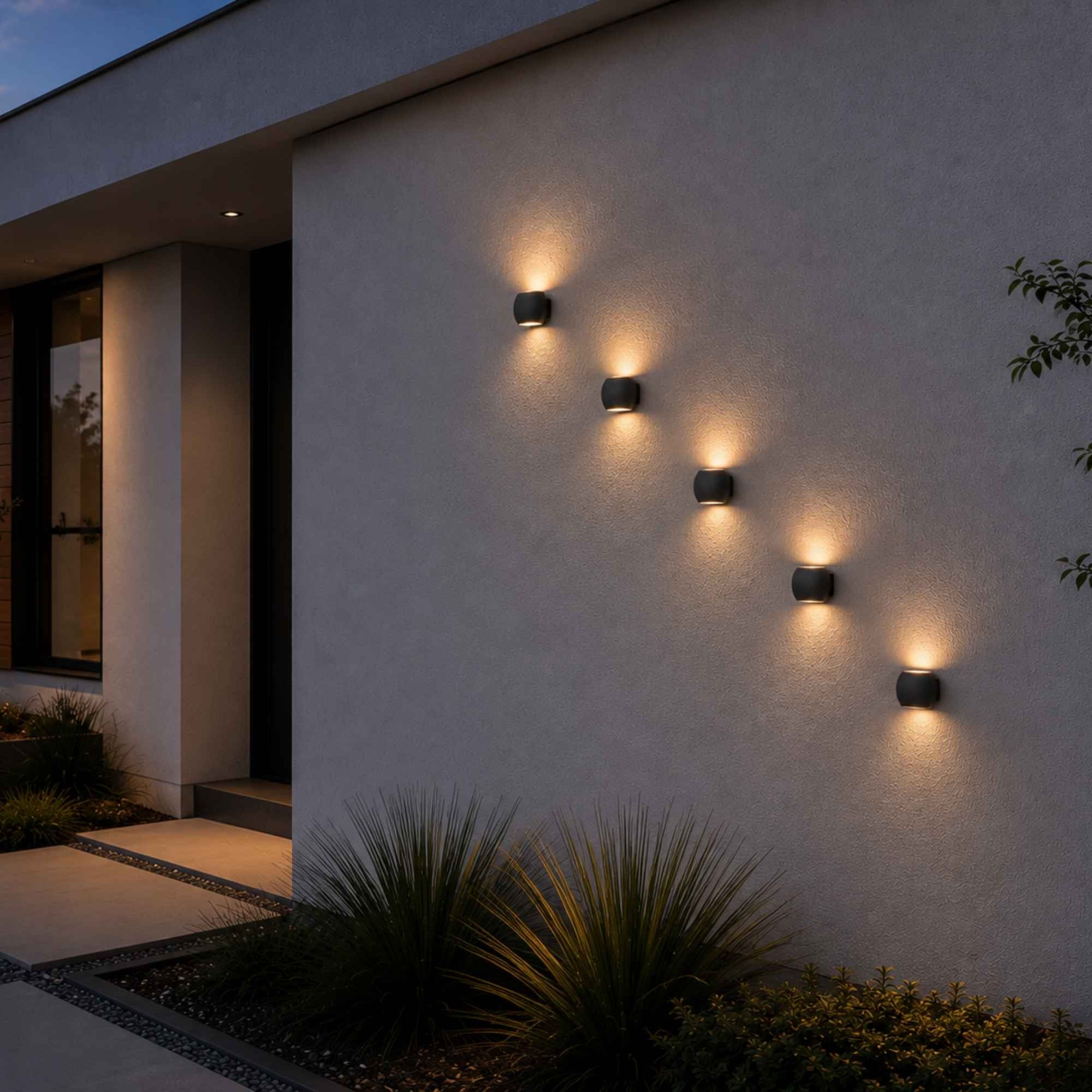 Aplique de pared LED "ARTEMIS" - Up & Down - 6W - 2700K- IP65 (4)