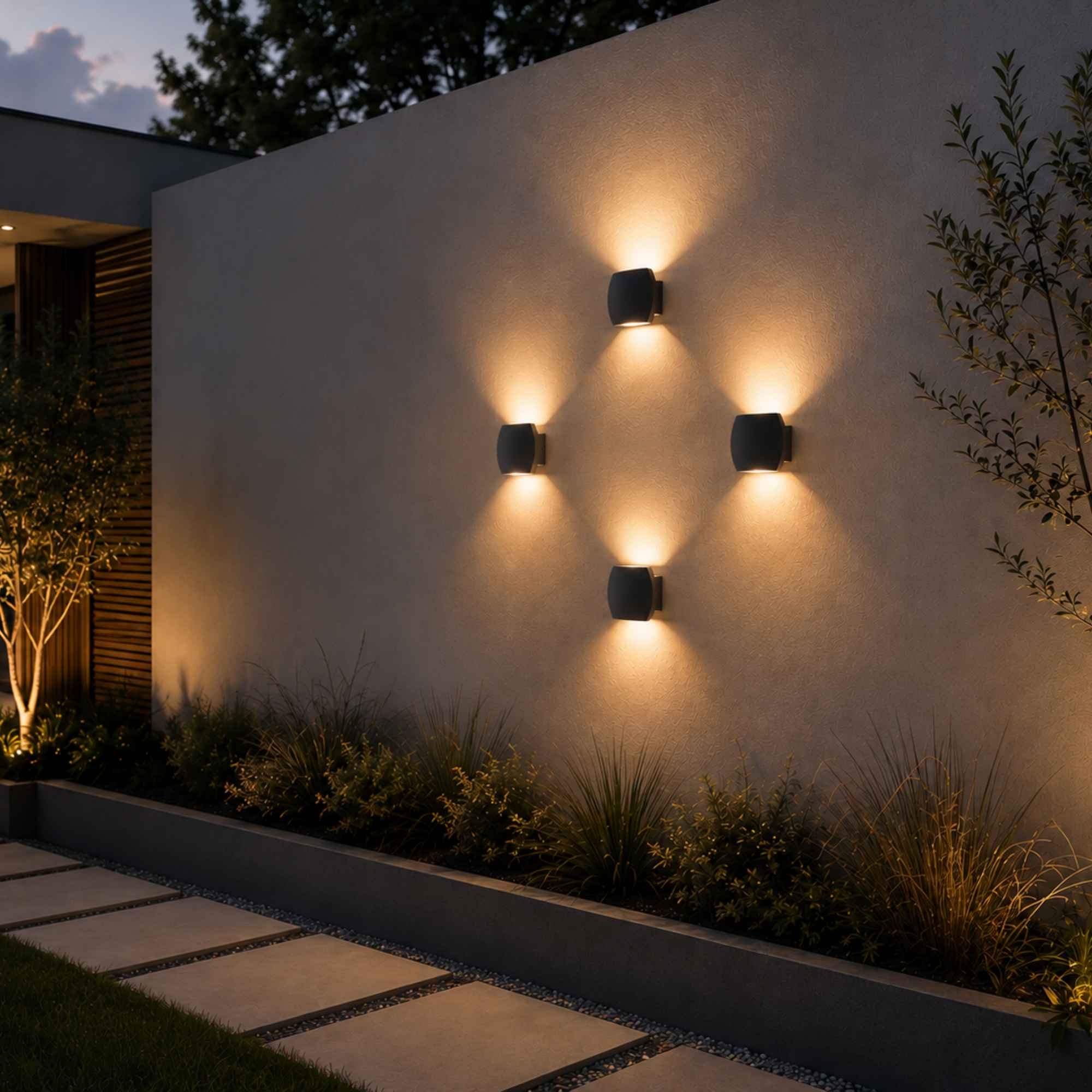 Aplique de pared LED "ARTEMIS" - Up & Down - 6W - 2700K- IP65 (5)