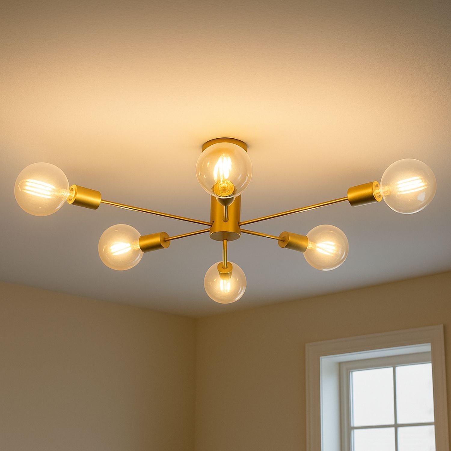 Lámpara de techo "ASTRA" - 6 luces - E27 (3)