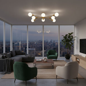 Lámpara de techo "ASTRA" - 8 luces - E27 (7)