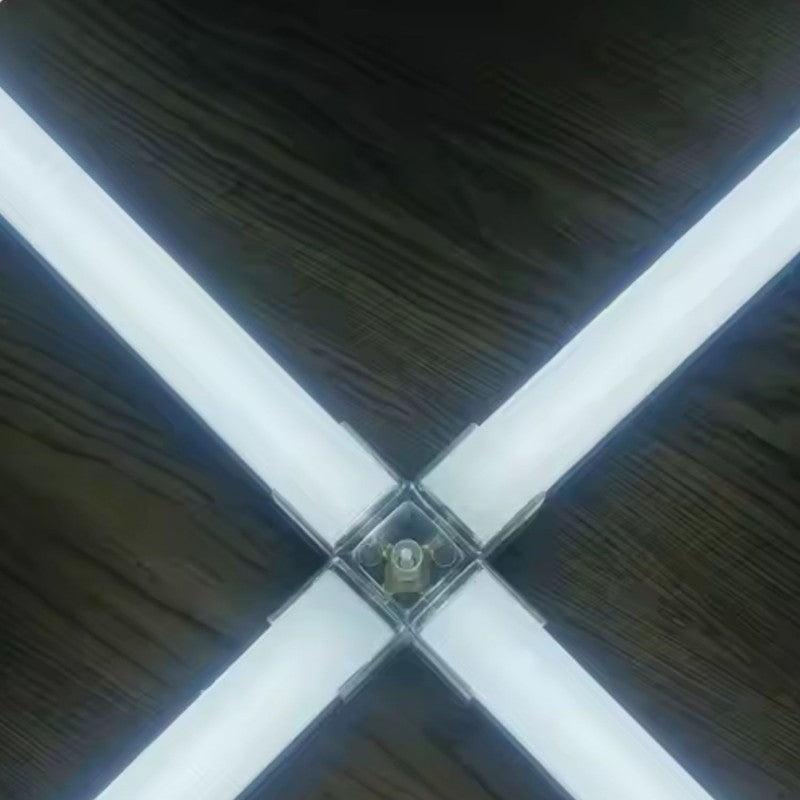 Luminaria Lineal de 120 cm – Diseño Hexagonal Moderno y Minimalista (9)