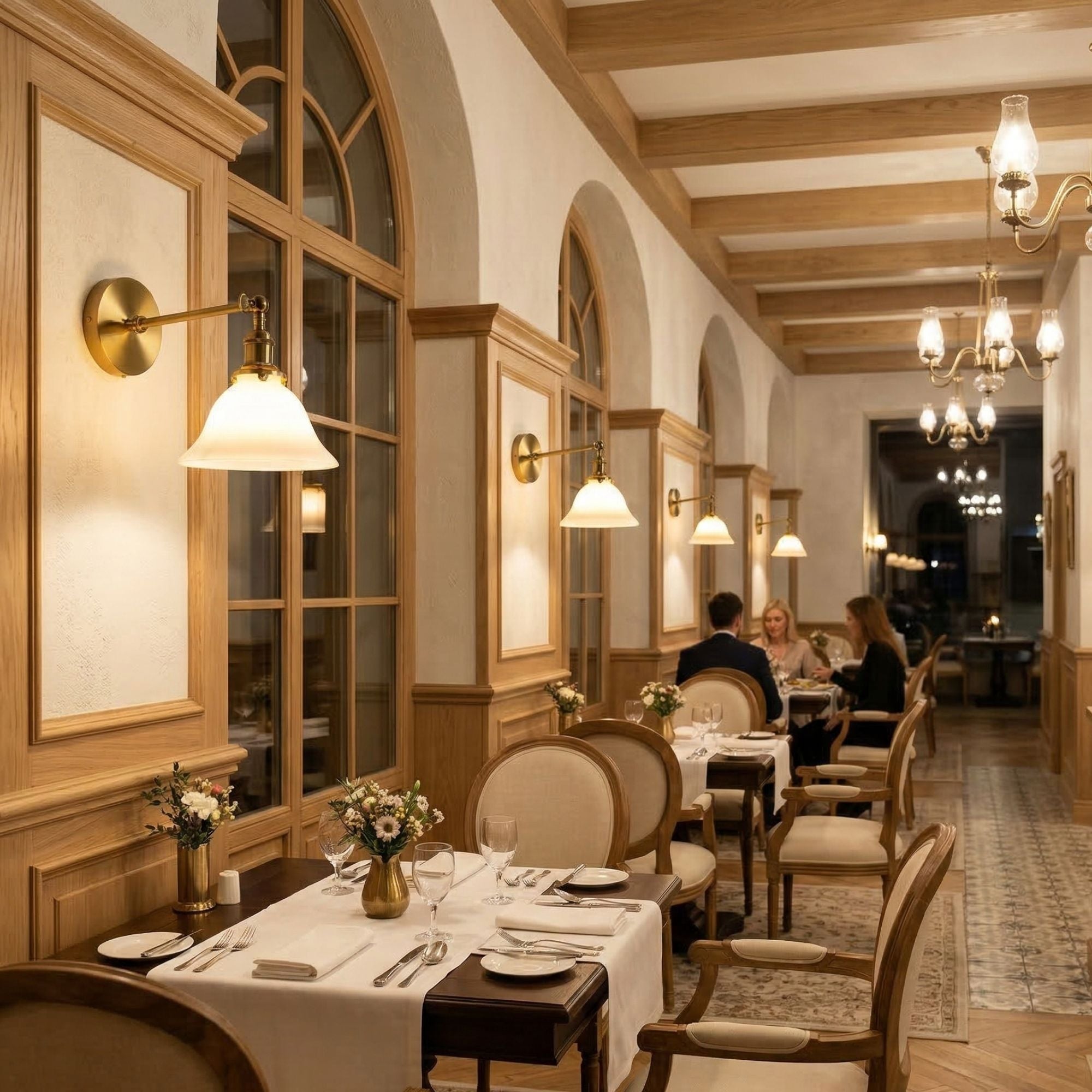 Aplique de pared "BANQUI" - E27 (18)