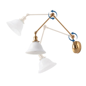 Aplique de pared con flexo "BILLAR" - E27 (15)