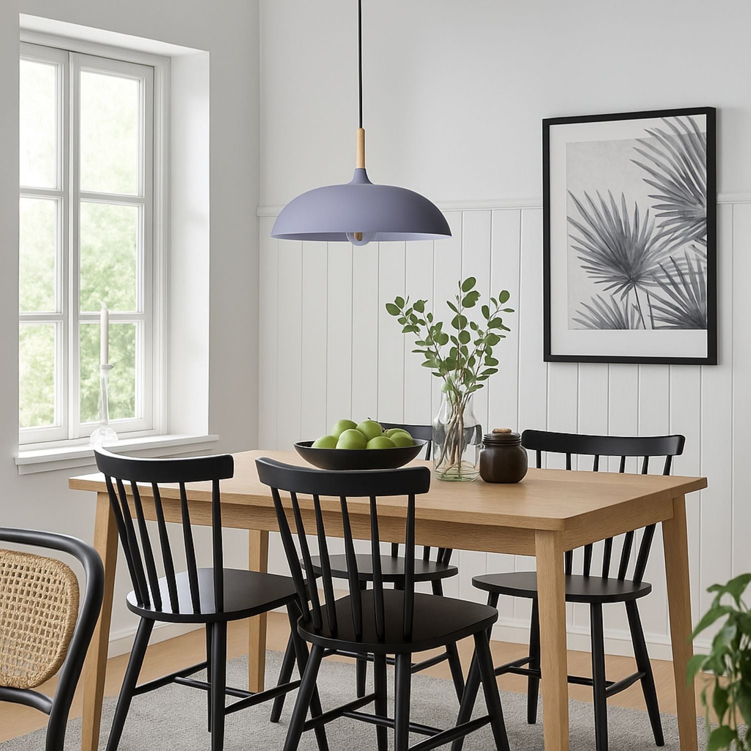 Lámpara colgante redonda "MELA" Moderna E27 (16)