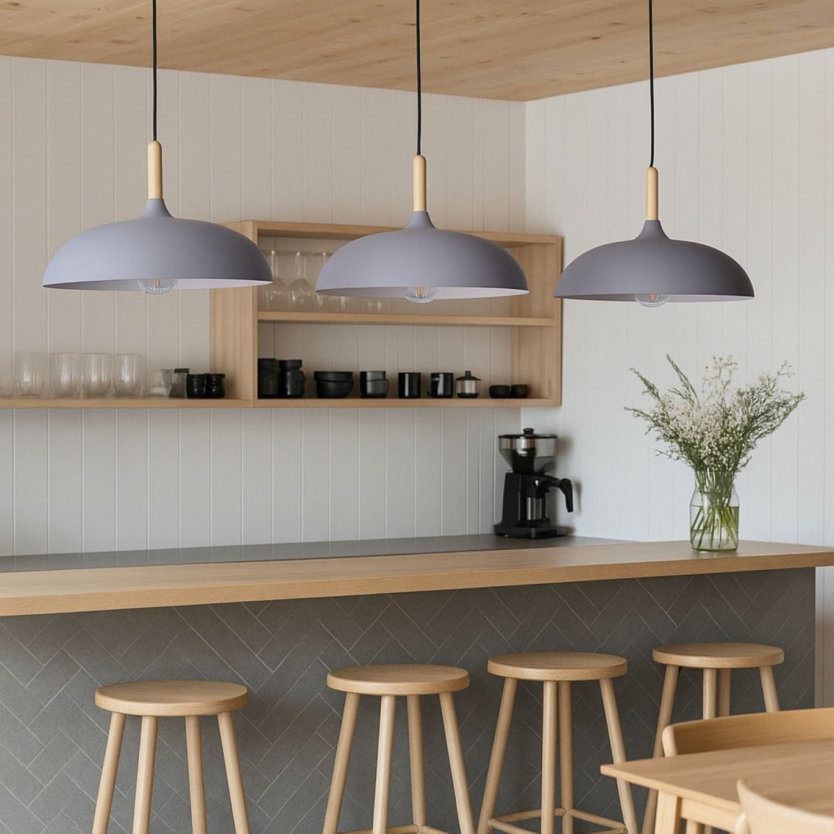 Lámpara colgante redonda "MELA" Moderna E27 - Barcelona Led-Decoración