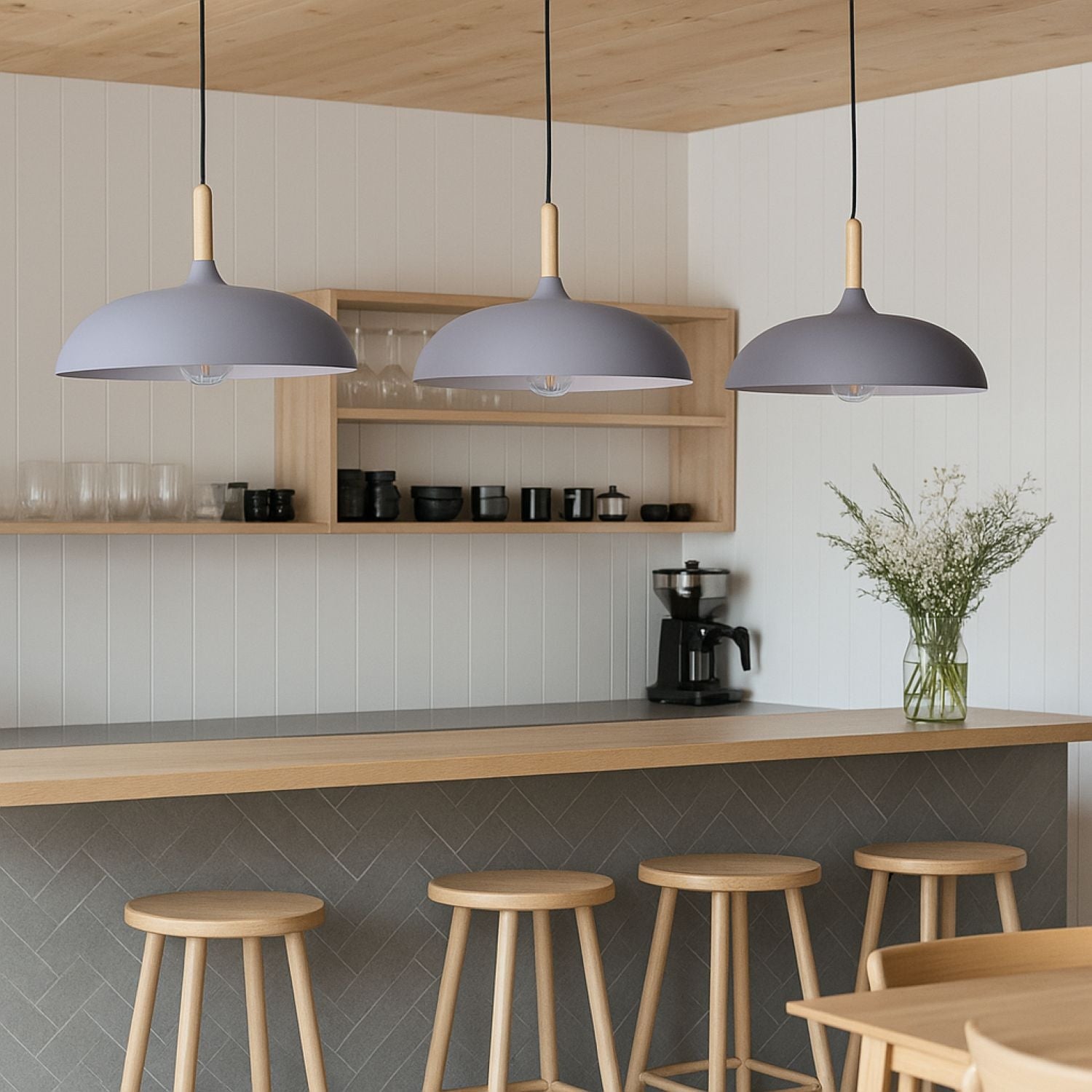 Lámpara colgante redonda "MELA" Moderna E27 (15)