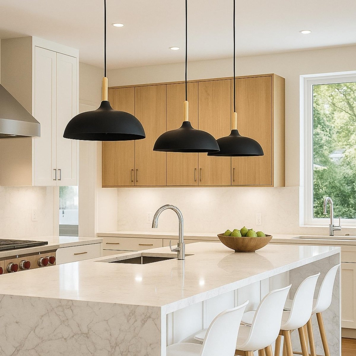 Lámpara colgante redonda "MELA" Moderna E27 - Barcelona Led-Decoración