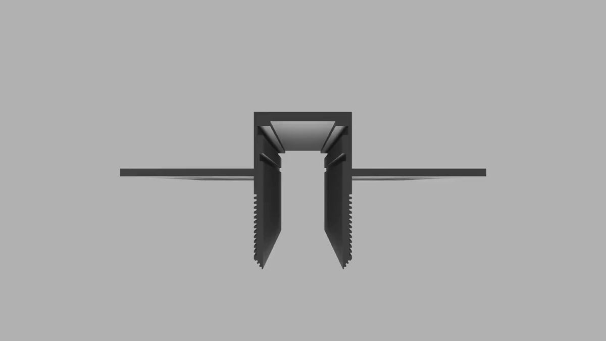 Carril magnético de integración/trimless - 10mm - 1 metro - 48V