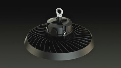 Difusor lumínico de policarbonato para campana LED industrial B8155-200W - B8150-200 - Ángulo 90°