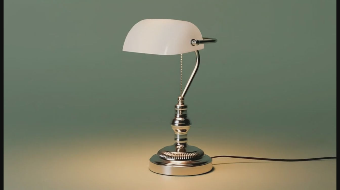 Lámpara de mesa vintage "BANQUERO" - E27