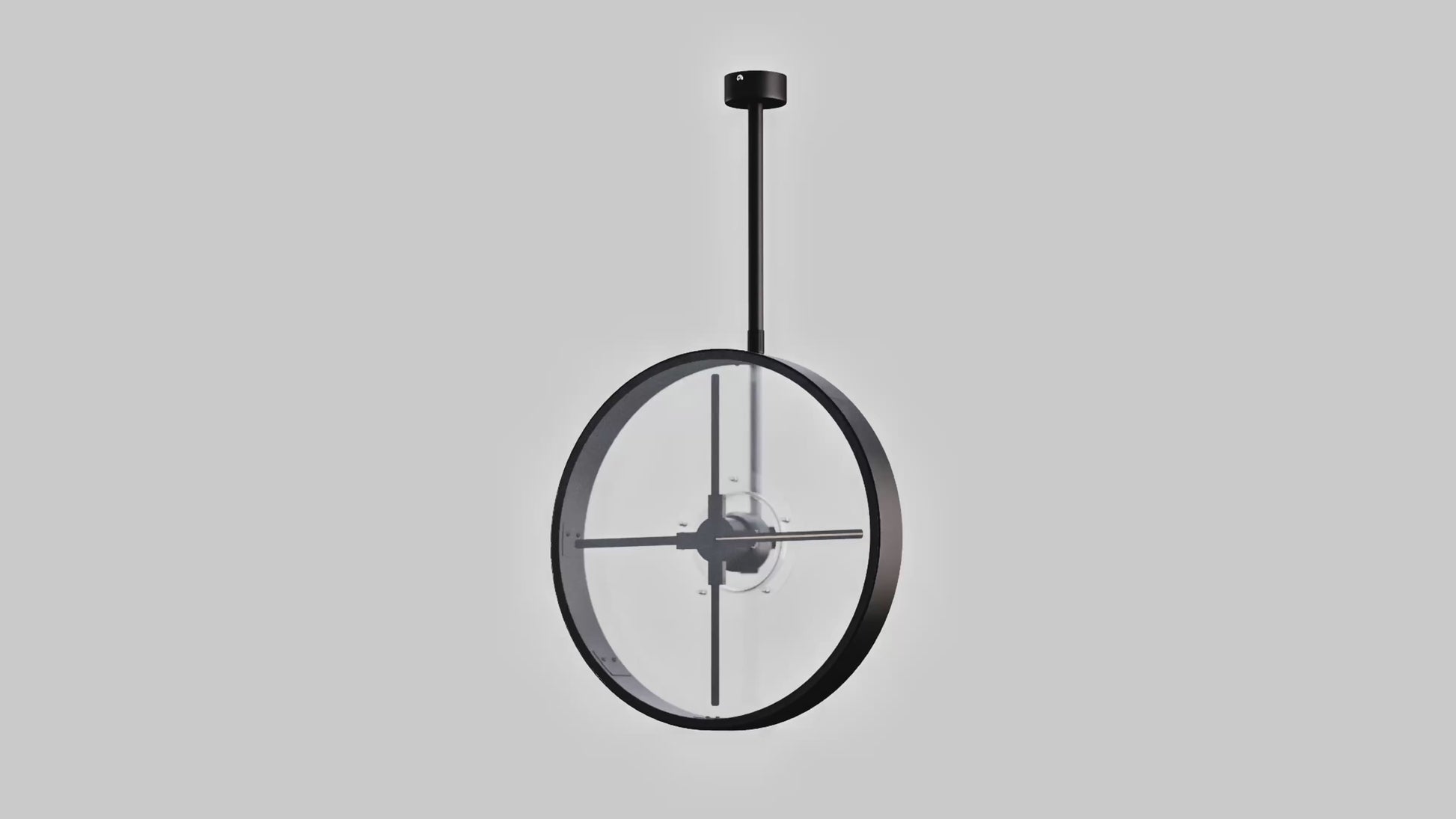 Ventilador holográfico 3D de techo - Soporte regulable - Ø 52cm - 72W