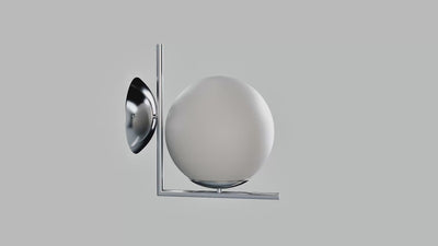 Aplique de pared bola cristal "ATOM" - E27 - Ø 15cm