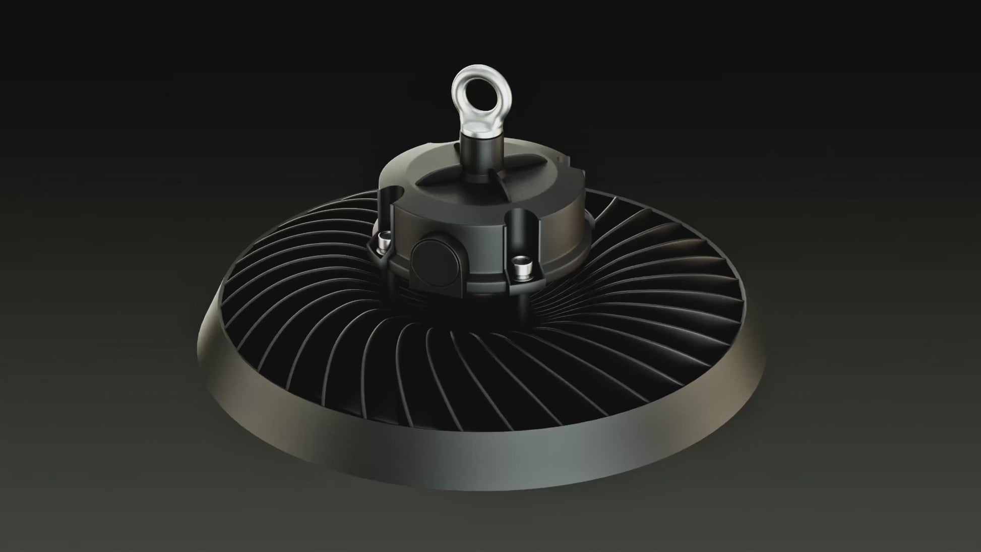 Difusor lumínico de policarbonato para campana LED industrial B8155-200W - B8150-200 - Ángulo 90°
