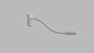 Aplique de pared flexible para lectura "Hale" - 3W