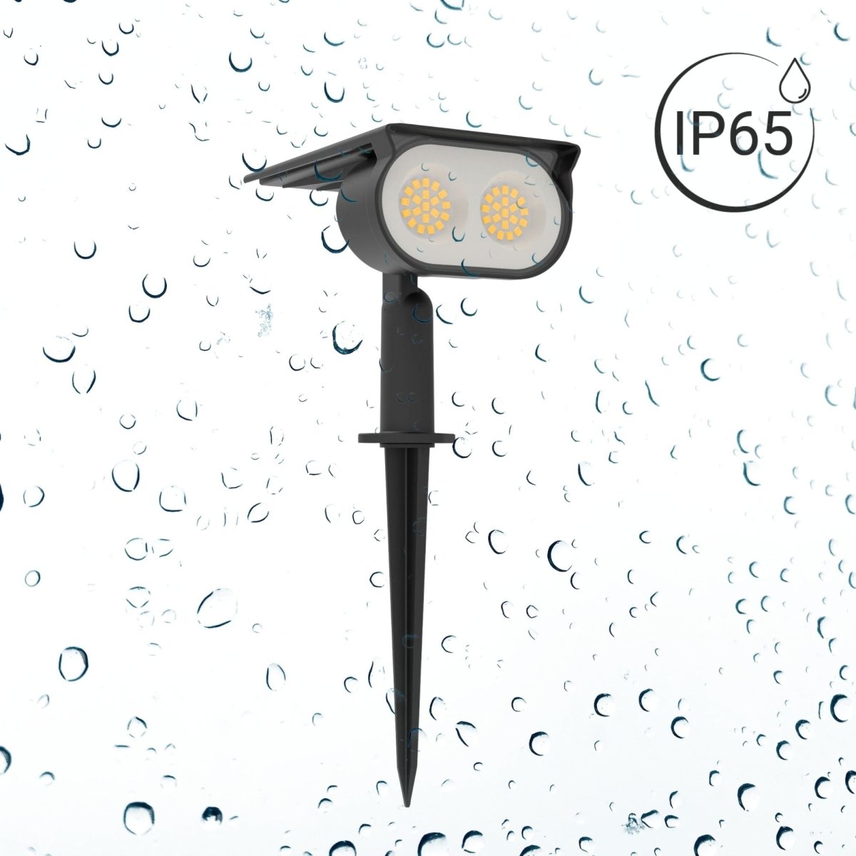 Foco solar exterior LED con pincho - 1.8W - IP65 - Barcelona Led-