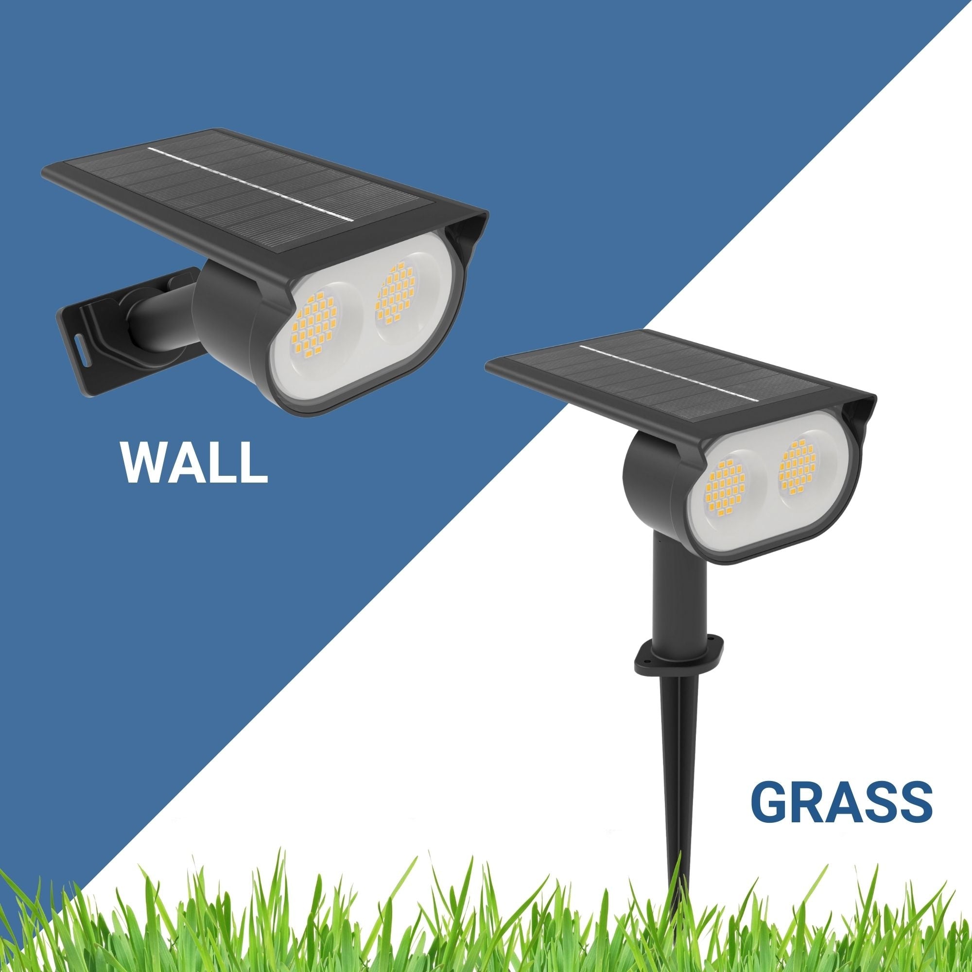 Foco solar exterior LED con pincho - 1.8W - IP65 (5)
