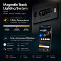Luminaria lineal para carril magnético - 8W - 120º - 10mm - CCT + SMART FUNCTION 3