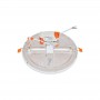 LED-Einbaudownlight - verstellbarer Einbaudurchmesser: Ø 50 a 205 mm