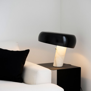 Tischlampe "Flick 400" - Metall und Marmor - E27