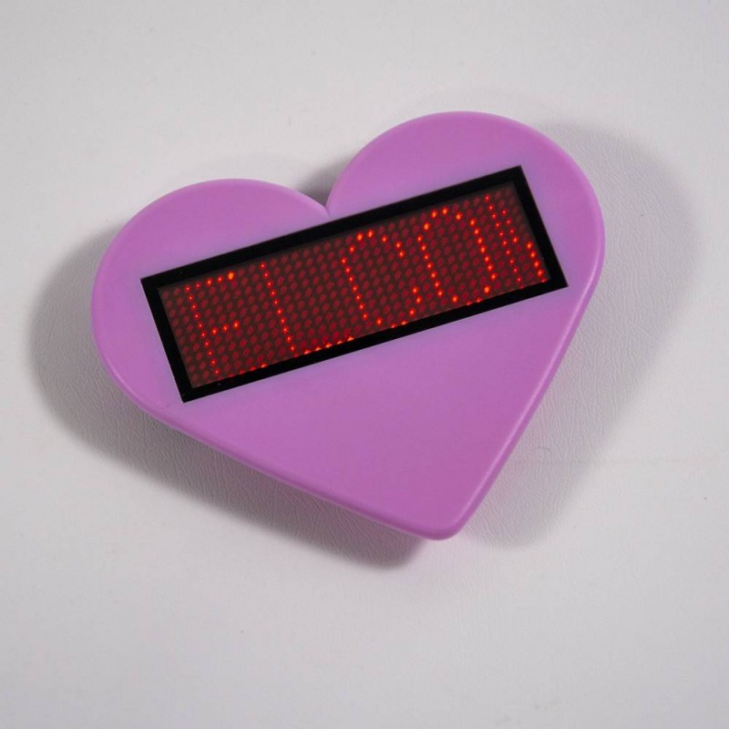 Tragbares programmierbares LED-Schild in Herzform kaufen
