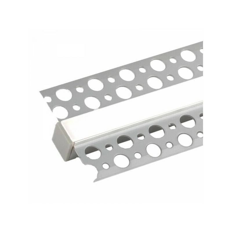Alu-Einbauprofil für Gips/Gipskarton 13x14mm (2 m)