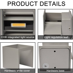 Wandleuchte "KURTIN" 6W dimmbare Lichtblende