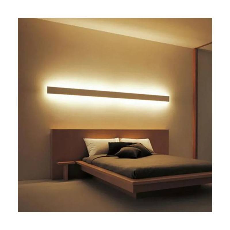Alu-Profil für flexible Wandfluter 18 x 49 mm (2 m) - doppelseitiger Lichtaustritt - LED Streifen