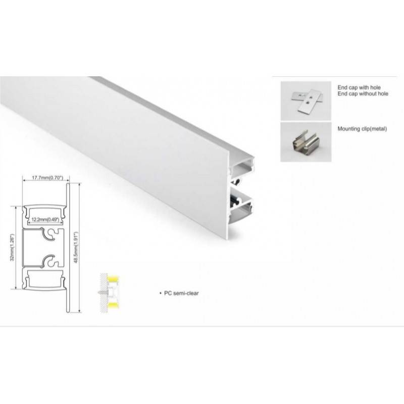 Badefläche aus Aluminiumprofil