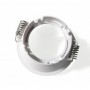 Einbaudownlight Ø75mm MR16, GU10 niedrig UGR