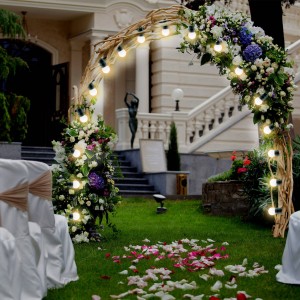 Dekorative Lichterkette für den Außenbereich 10 Meter - IP44 - Hochzeit außen beleuchten