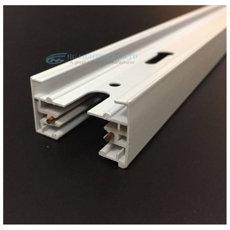 1 Phasen Stromschiene für LED Leuchten - 1 Meter - Ladenbeleuchtung, Energieeinsparung 1 Phasen Stromschiene für LED Leuchten - 1 Meter - Ladenbeleuchtung, Energieeinsparung