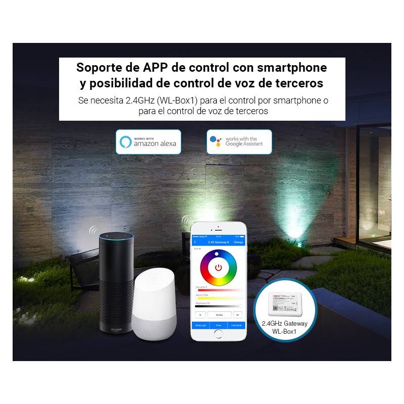 6W RGB+CCT LED-Gartenscheinwerfer mit Erdspieß : Mi Light