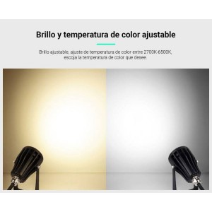 6W RGB+CCT LED-Gartenscheinwerfer mit Erdspieß : Mi Light