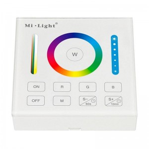 RGB+CCT Touchpanel Steuerung - 1 Zone - Weiß - Milight - LED Bedienfeld: kabellos, bequem, vielseitig, energiesparend