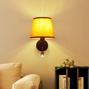 Wandleuchte "PAIR" E27 mit 3W LED-Lesestrahler