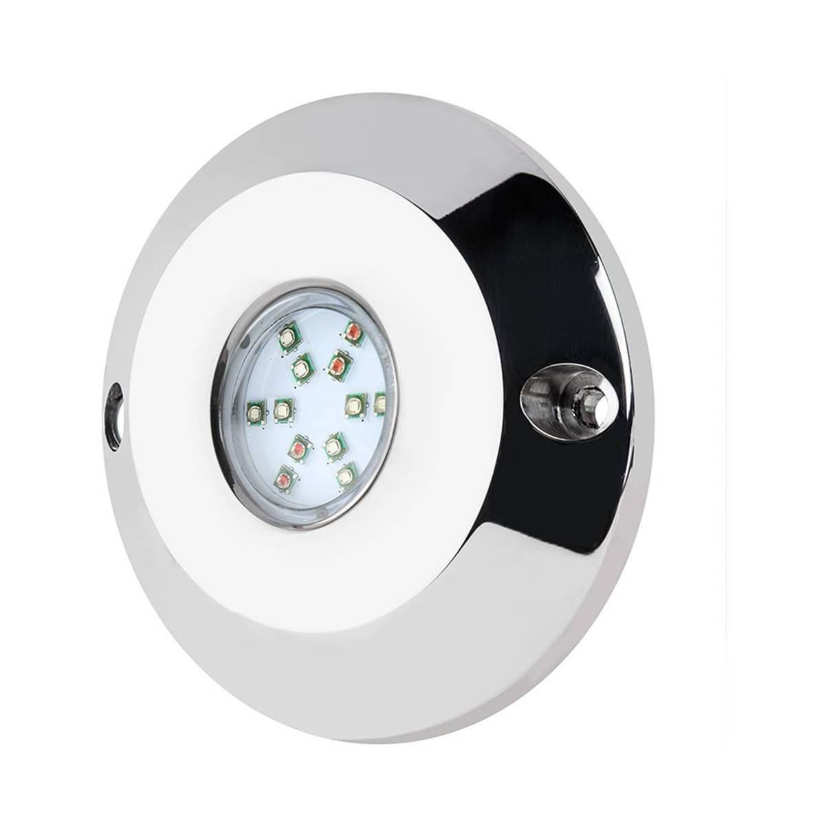 Aramox RV LED-Treppenlicht, LED-Stufen-Treppenlicht IP66 Wasserdicht Rund  1,8 Zoll Kaltweiß Beleuchtung ABS & Edelstahl für Marine-Bus-Innenkorridor  : : Beleuchtung