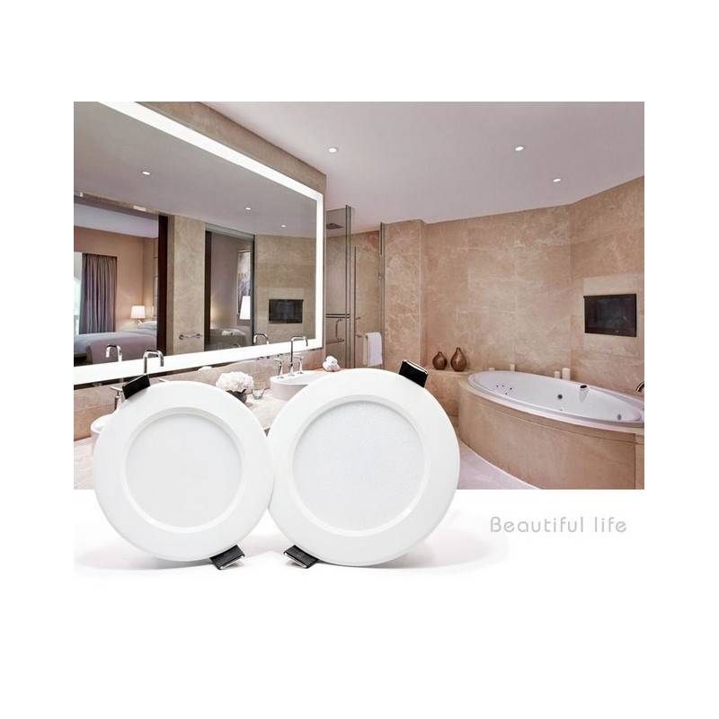 Wasserdichtes LED-Einbaudownlight CCT - 7W - IP44 - Feuchtraum