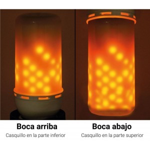 Feuereffekt-Lampe