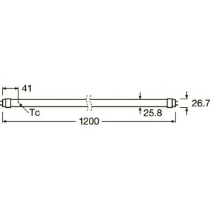 120cm Osram LED T8 G13 Röhre MOTION SENSOR 13,1W wie 36W 4000K neutralweiß  EM Glas