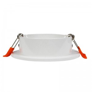 Schwenkbarer Downlight-Ring für GU10 / MR16 Leuchtmittel - Einbauöffnung Ø75 mm - rund