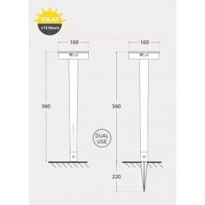 FUMAGALLI Solarpoller FIORINA mit Sensor und CCT