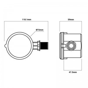 Bewegungsmelder Merrytek Control 1-10V MC054V