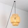 Hängeleuchte ONNA Korblampe mit Schalter und Stecker - Natur Hängelampe, Korb, Wohnraum, gemütlich