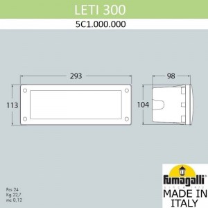 Fumagalli LETI 300 E27 6W LED-Einbau-Downlight