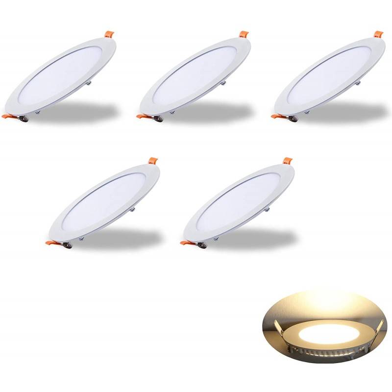 Runder LED-Einbaustrahler - 18W - Schnitt Ø 205 mm - 5 Jahre Garantie