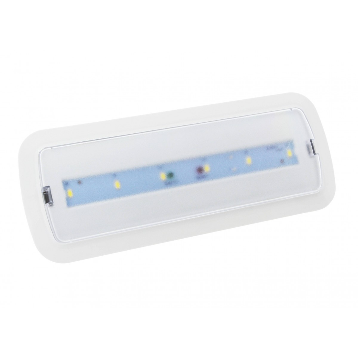 3W LED Notleuchte - 250 lm - 3 Stunden Lichtdauer - LED Notlicht, Aufbau, Einbau